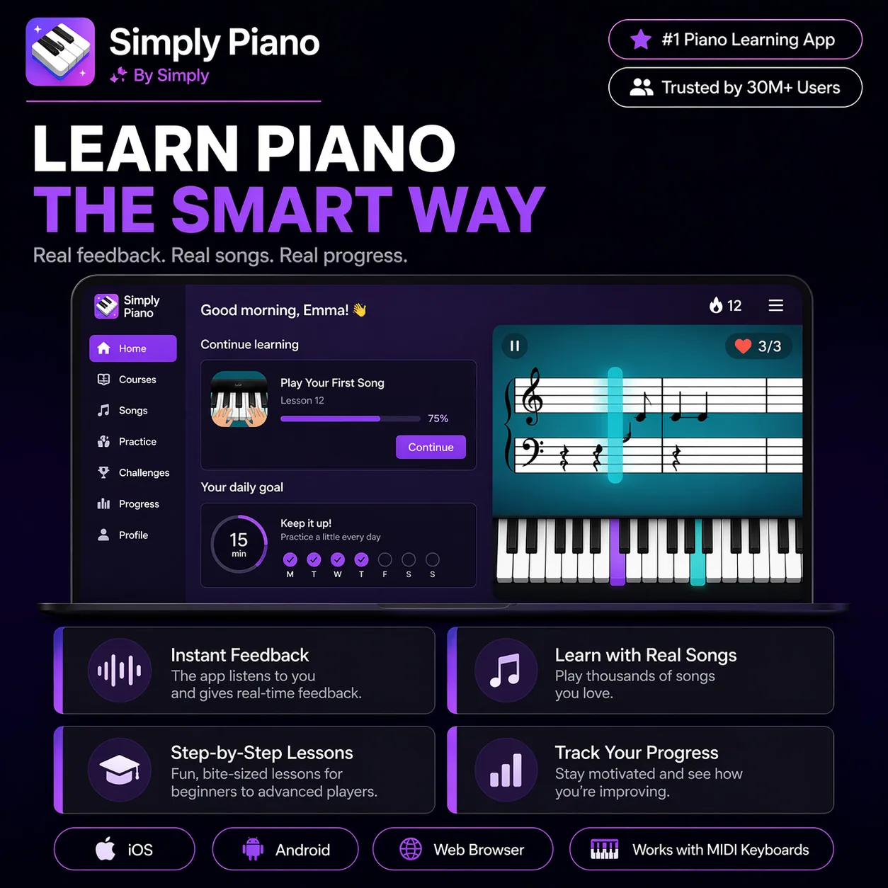 Simply Piano screenshot